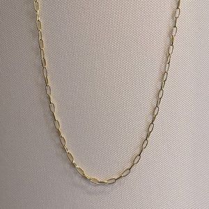 Gorjana Parker mini necklace 17 in; gold plated